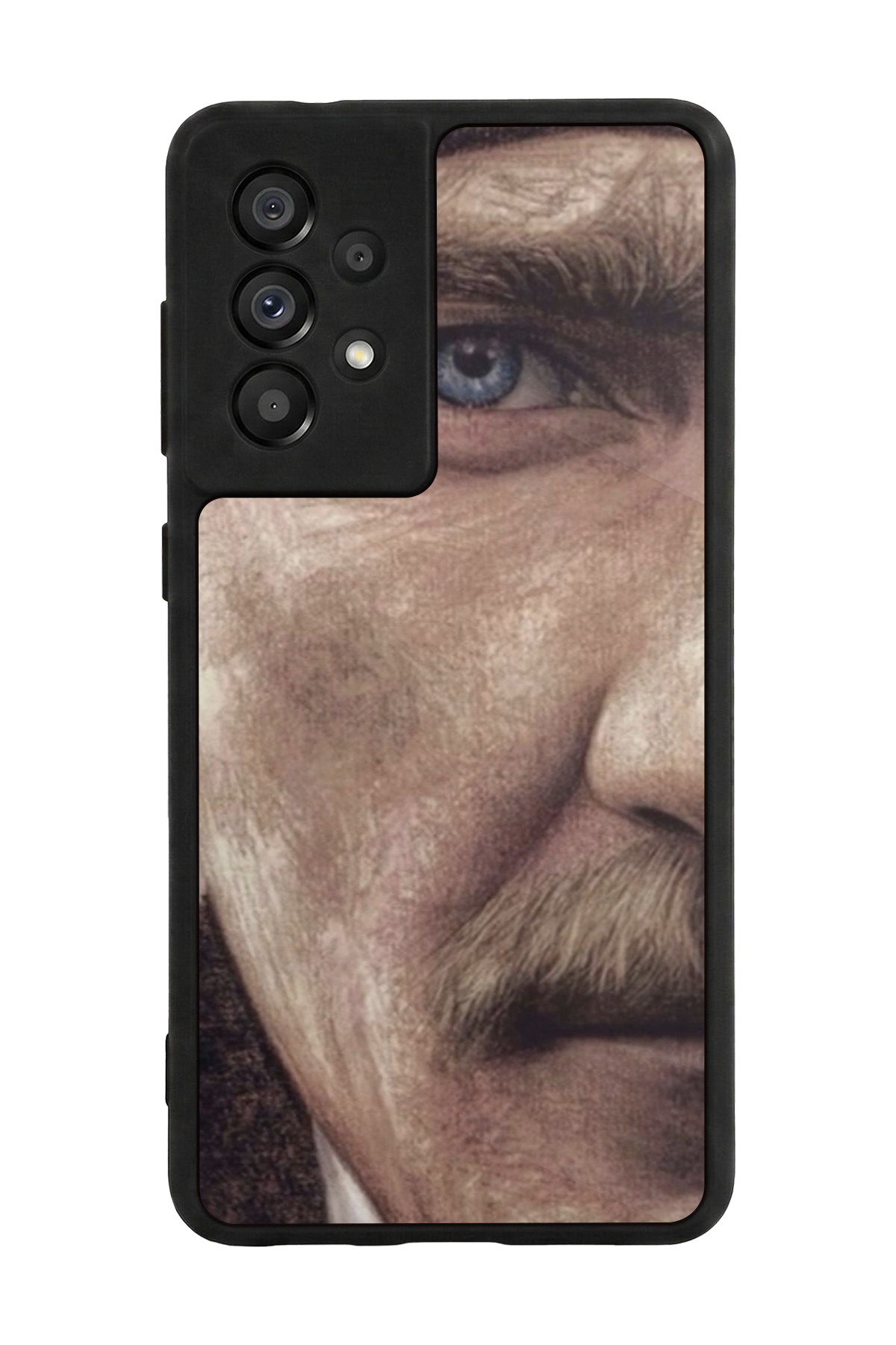 Samsung Galaxy A73 Uyumlu Mustafa Kemal Ataturk Tasarımlı Glossy Premium Kılıf