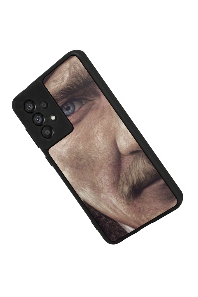 Samsung Galaxy A73 Uyumlu Mustafa Kemal Ataturk Tasarımlı Glossy Premium Kılıf