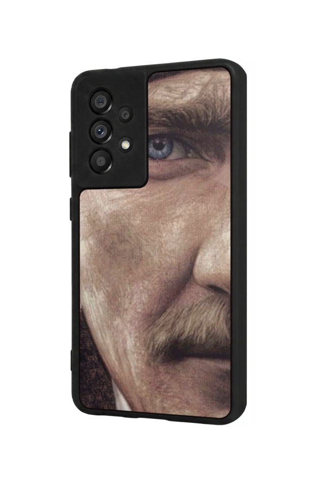 Samsung Galaxy A73 Uyumlu Mustafa Kemal Ataturk Tasarımlı Glossy Premium Kılıf