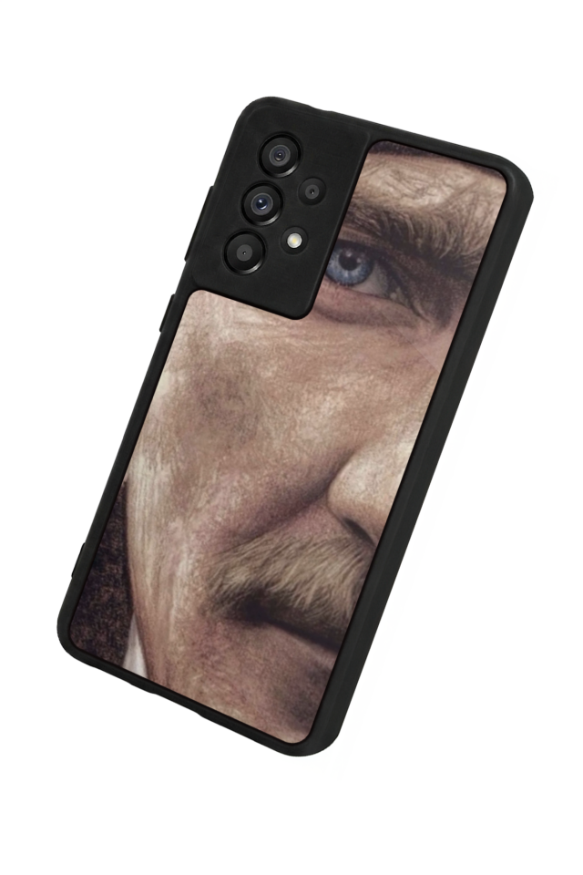 Samsung Galaxy A73 Uyumlu Mustafa Kemal Ataturk Tasarımlı Glossy Premium Kılıf