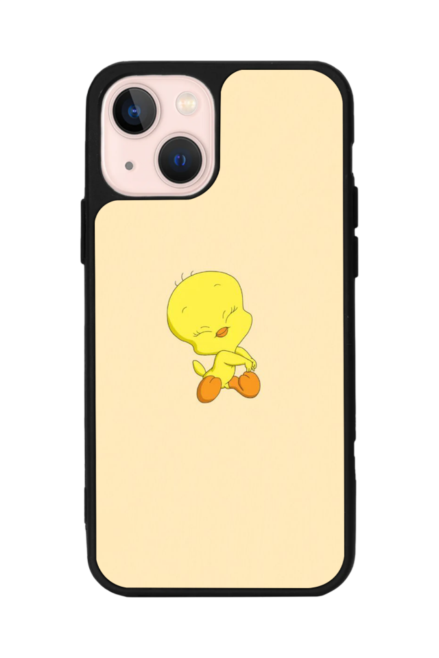 iPhone 13/14 Uyumlu Tweety Tasarımlı Glossy Premium Kılıf