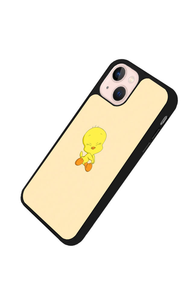 iPhone 13/14 Uyumlu Tweety Tasarımlı Glossy Premium Kılıf