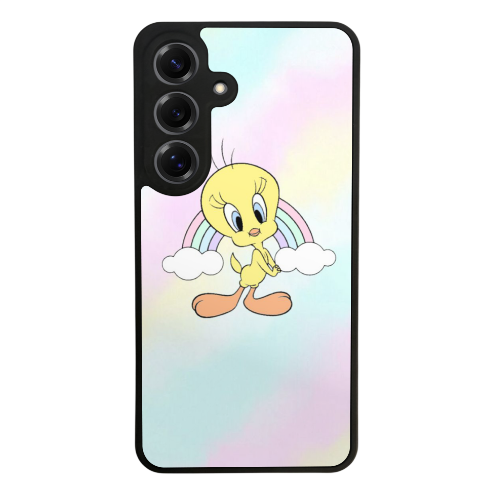 Samsung Galaxy S25 Uyumlu Tweety Tasarımlı Glossy Premium Kılıf