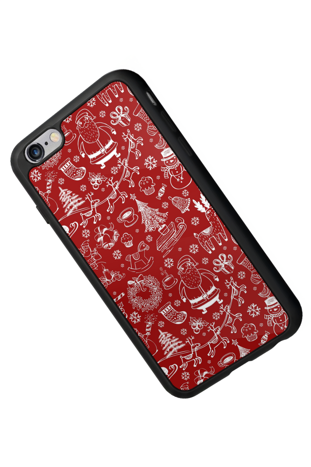 iPhone 6s Plus Uyumlu Yilbasi Christmas Tasarımlı Glossy Premium Kılıf