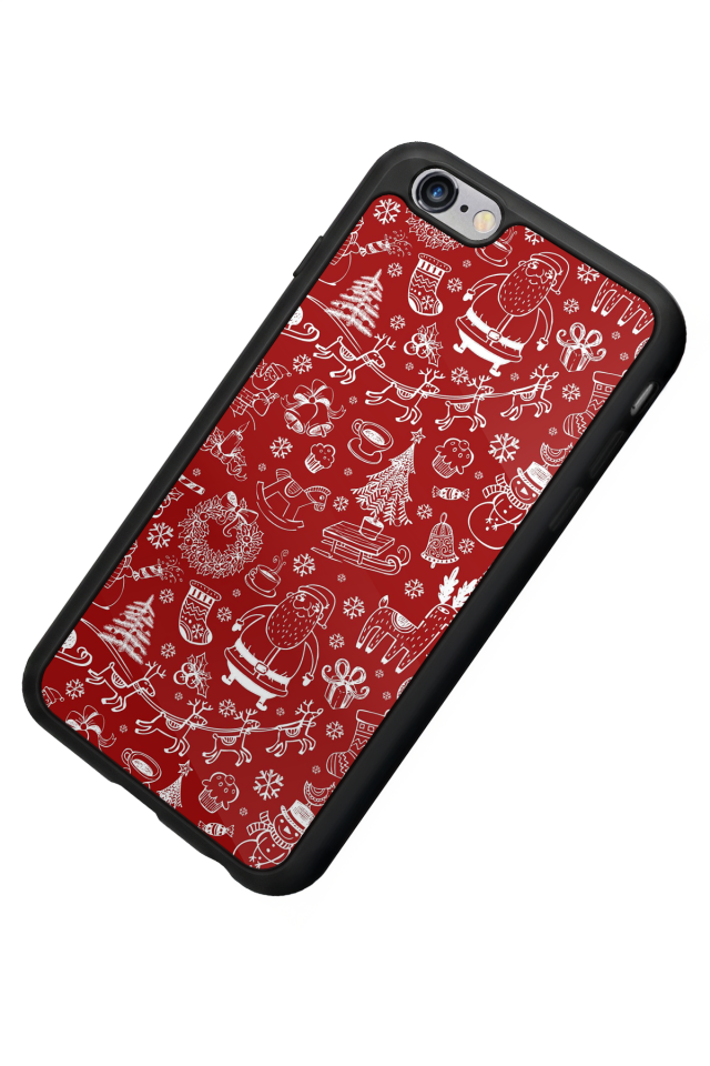 iPhone 6s Plus Uyumlu Yilbasi Christmas Tasarımlı Glossy Premium Kılıf