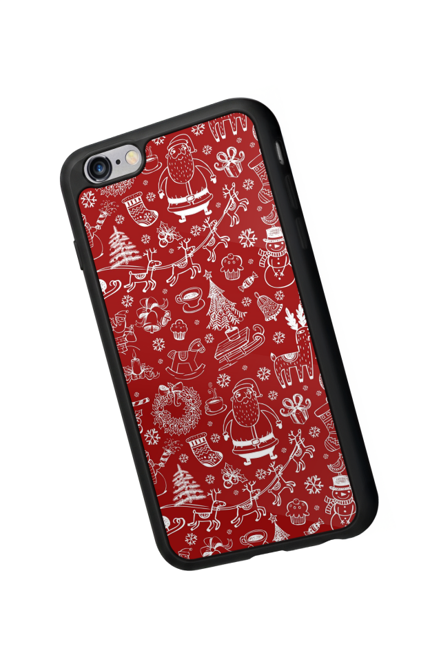 iPhone 6s Plus Uyumlu Yilbasi Christmas Tasarımlı Glossy Premium Kılıf