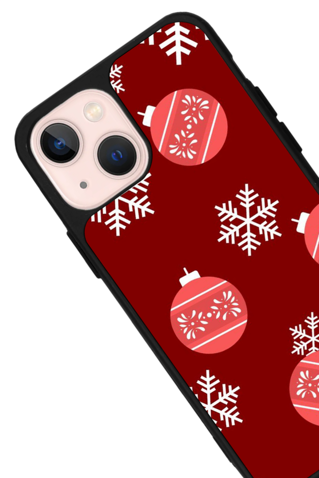 iPhone 15 Plus Uyumlu Yilbasi Christmas Tasarımlı Glossy Premium Kılıf