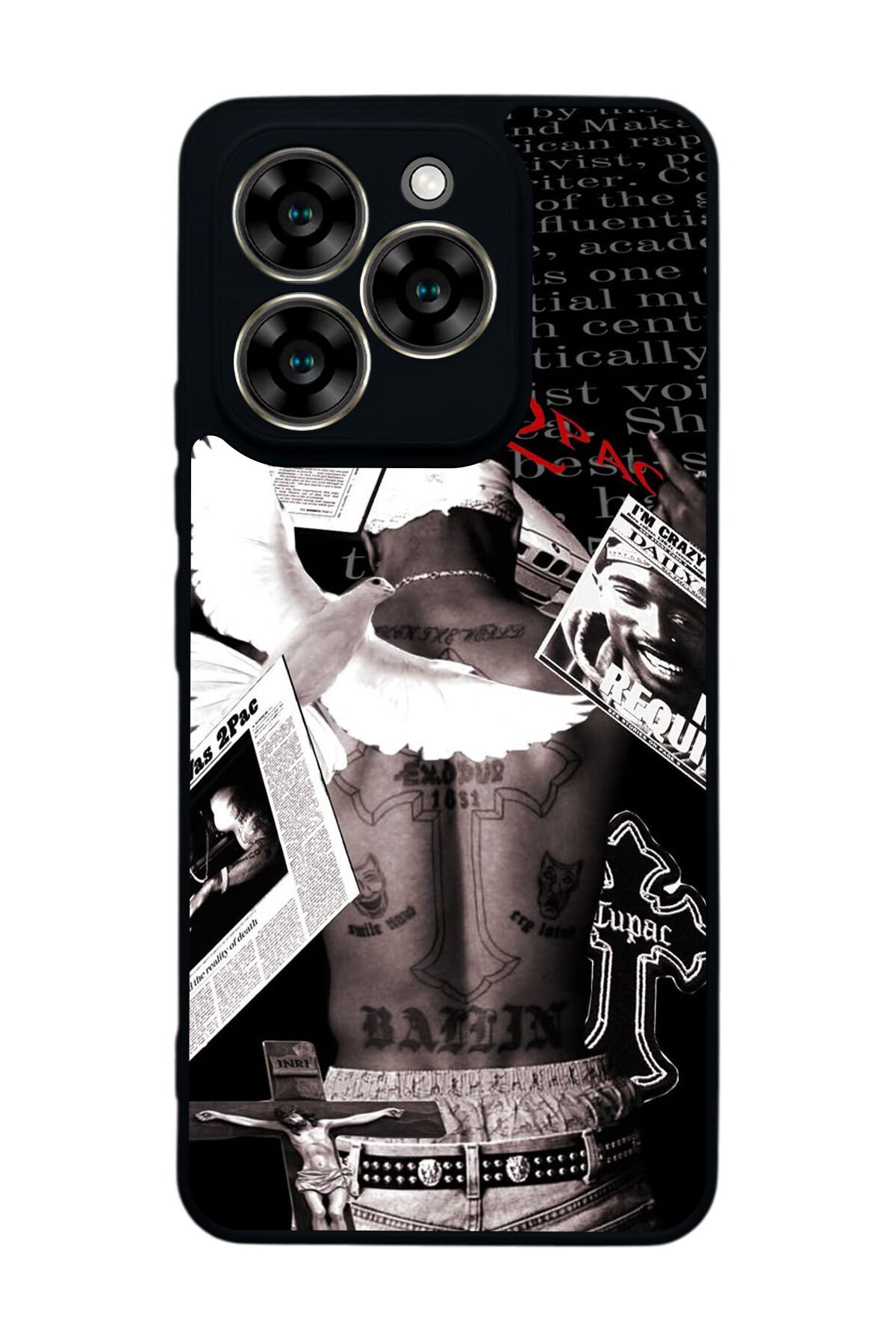 Reeder S919 Uyumlu Tupac Tasarımlı Glossy Premium Kılıf