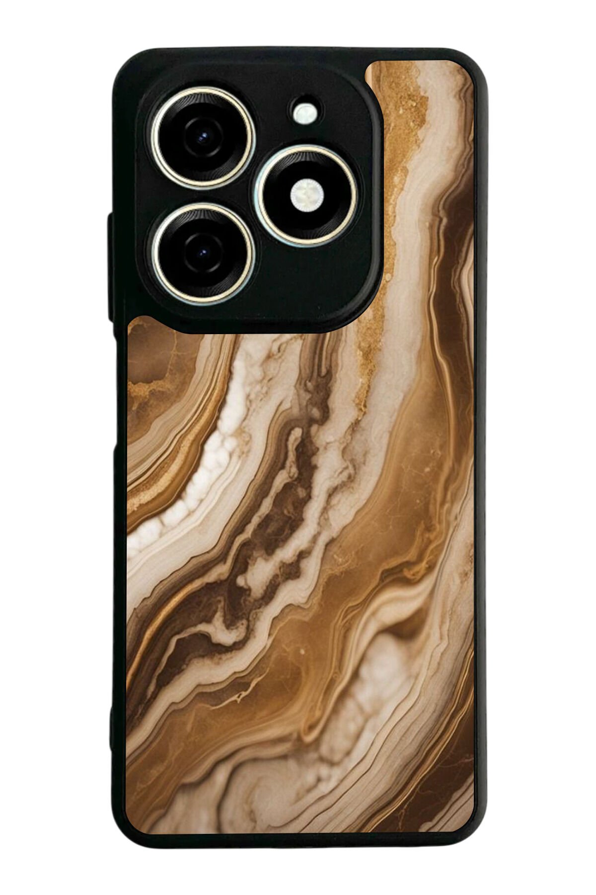 Tecno Spark 20/20C Uyumlu Mermer Marble Tasarımlı Glossy Premium Kılıf