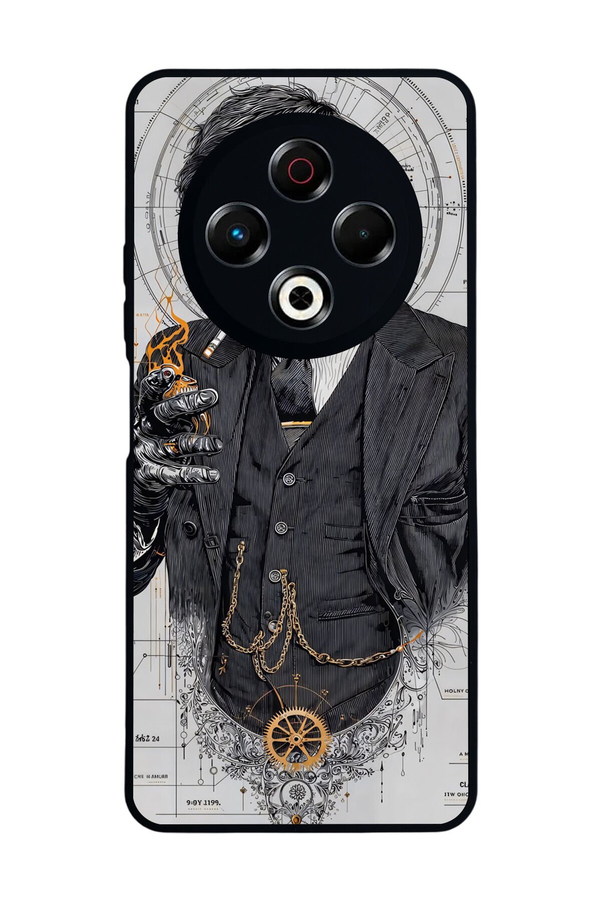 Tecno Spark 30 Uyumlu Peaky Blinders Tasarımlı Glossy Premium Kılıf