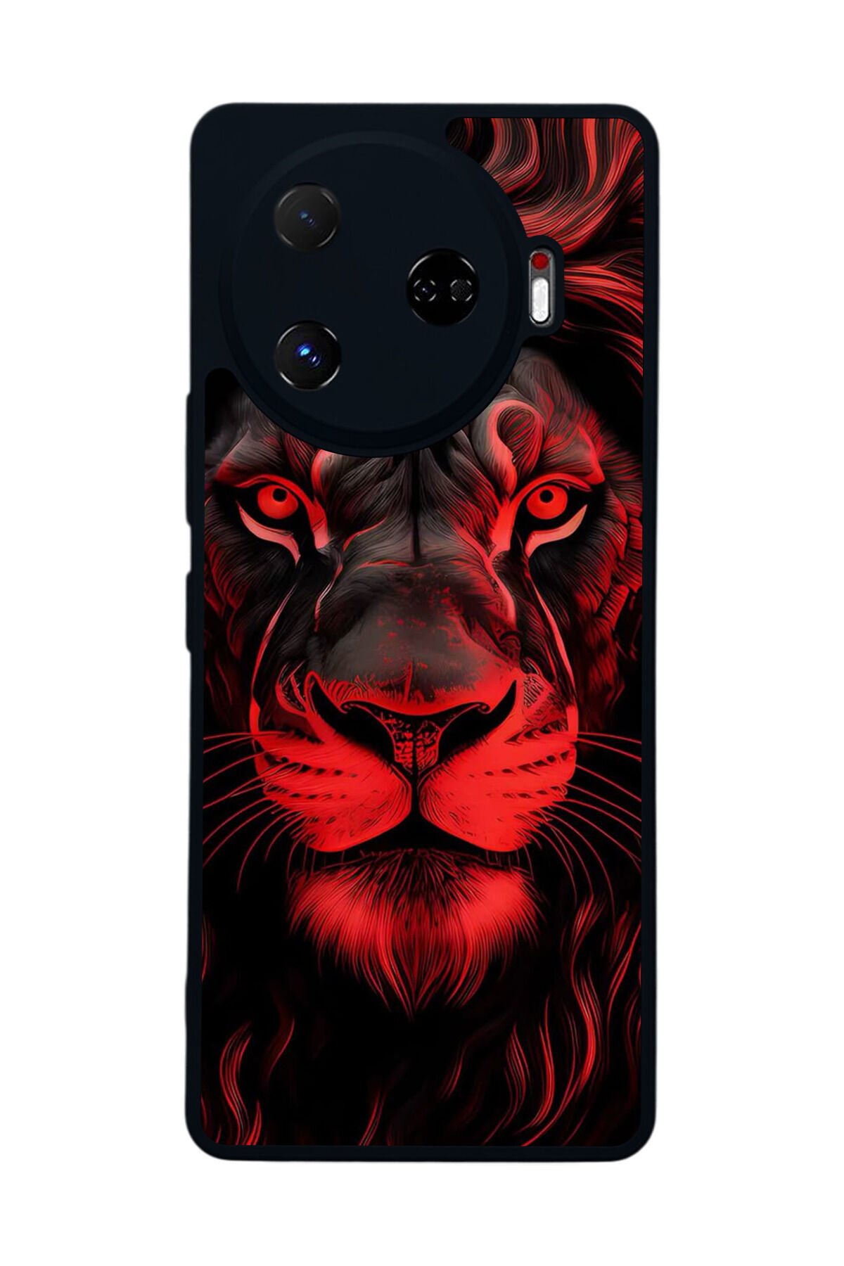 Tecno Camon 30 Pro Uyumlu Aslan Tasarımlı Glossy Premium Kılıf