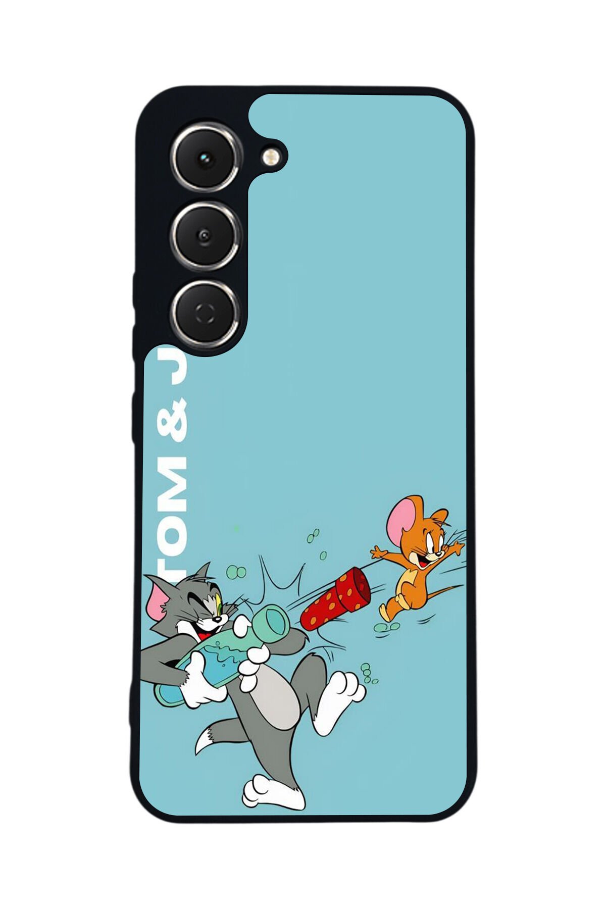 Tecno Spark 40 Pro Uyumlu Tom And Jerry Tasarımlı Glossy Premium Kılıf