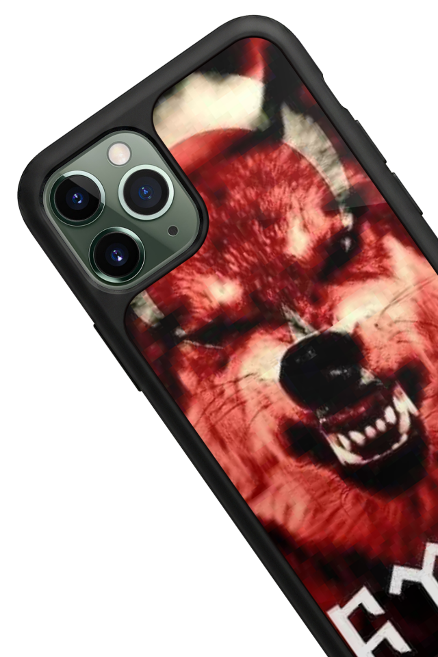 iPhone 11 Pro Max Uyumlu Bozkurt Tasarımlı Glossy Premium Kılıf