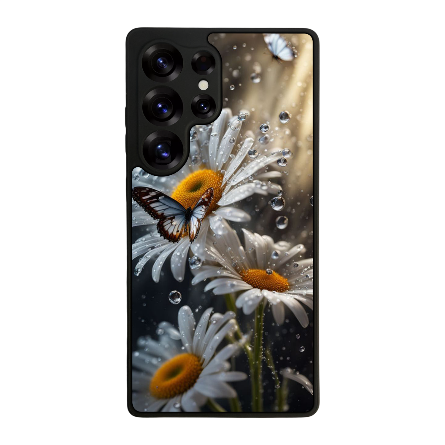 Samsung Galaxy S25 Ultra Uyumlu Cicek Tasarımlı Glossy Premium Kılıf