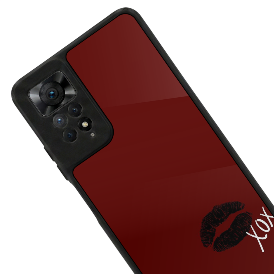 Xiaomi Redmi Note 12 Pro Uyumlu Kalp Love Tasarımlı Glossy Premium Kılıf