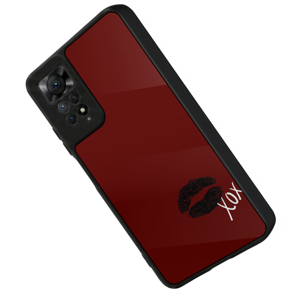 Xiaomi Redmi Note 12 Pro Uyumlu Kalp Love Tasarımlı Glossy Premium Kılıf