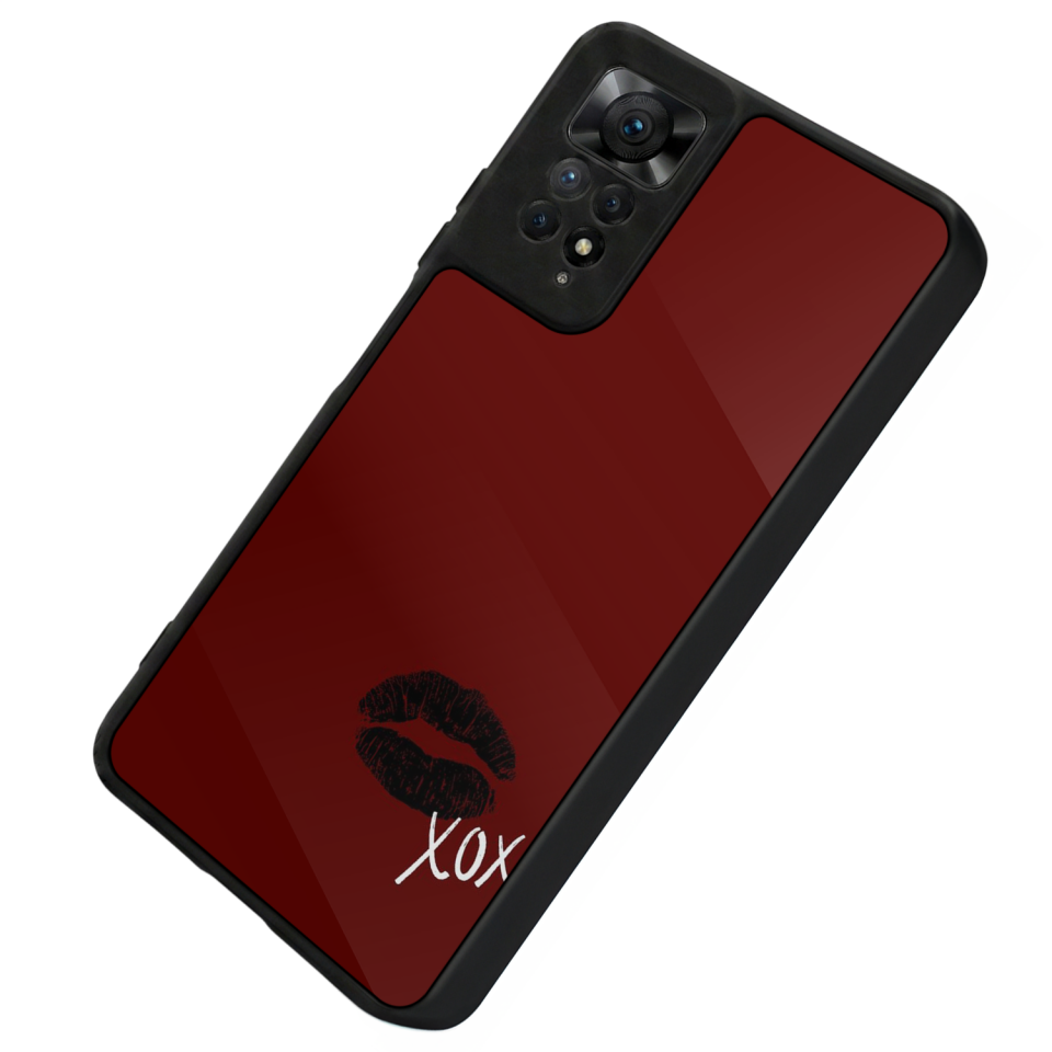 Xiaomi Redmi Note 12 Pro Uyumlu Kalp Love Tasarımlı Glossy Premium Kılıf