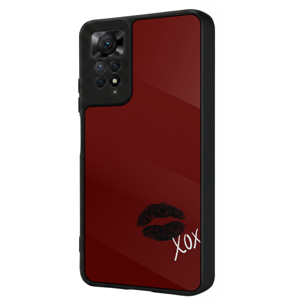 Xiaomi Redmi Note 12 Pro Uyumlu Kalp Love Tasarımlı Glossy Premium Kılıf