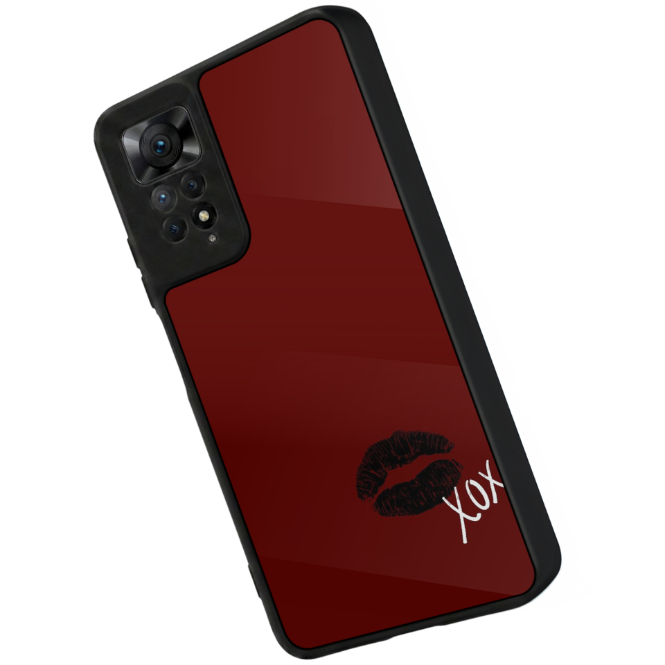 Xiaomi Redmi Note 12 Pro Uyumlu Kalp Love Tasarımlı Glossy Premium Kılıf