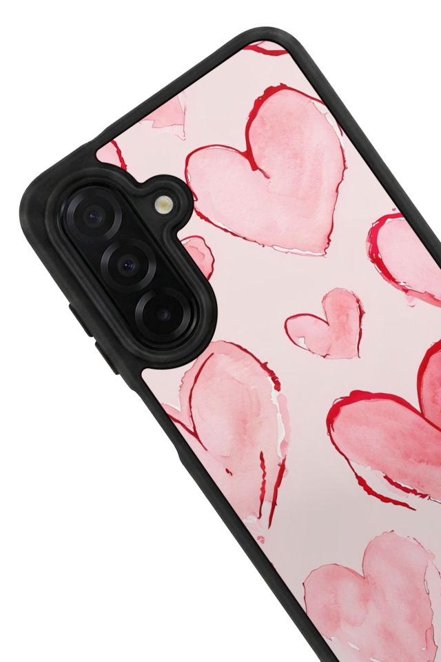 Samsung Galaxy A26 Uyumlu Kalp Love Tasarımlı Glossy Premium Kılıf