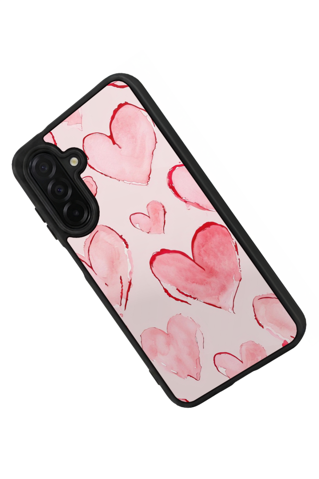 Samsung Galaxy A26 Uyumlu Kalp Love Tasarımlı Glossy Premium Kılıf