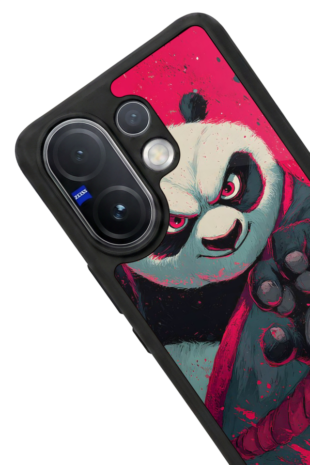 Vivo V60 Uyumlu Kung Fu Panda Tasarımlı Glossy Premium Kılıf