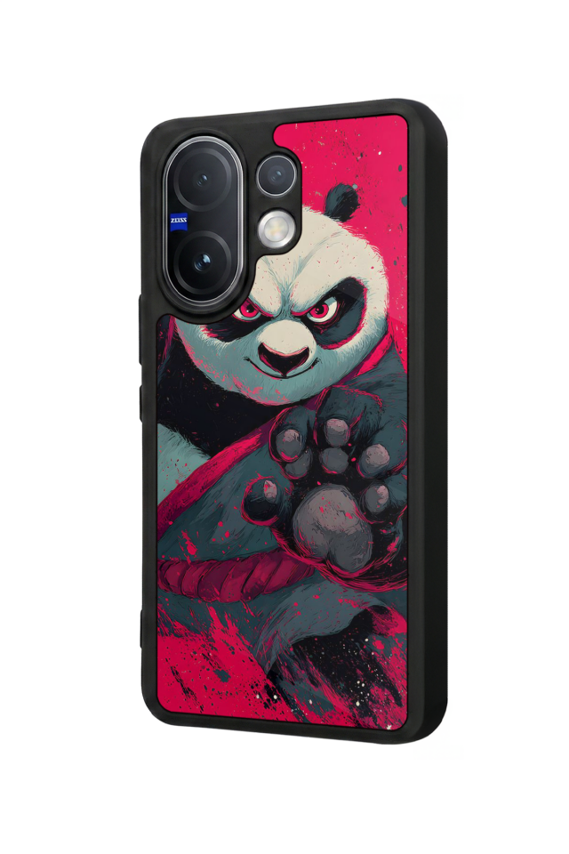 Vivo V60 Uyumlu Kung Fu Panda Tasarımlı Glossy Premium Kılıf