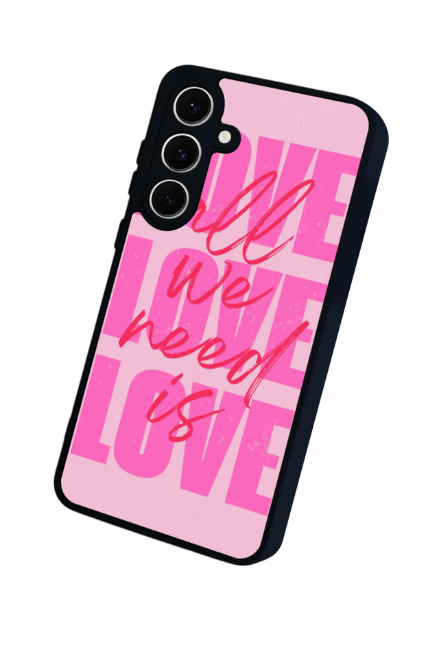 Samsung Galaxy A16 Uyumlu Love Tasarımlı Glossy Premium Kılıf