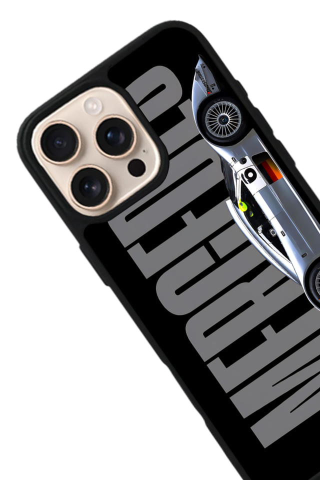 iPhone 14 Pro Uyumlu Mercedes Tasarımlı Glossy Premium Kılıf