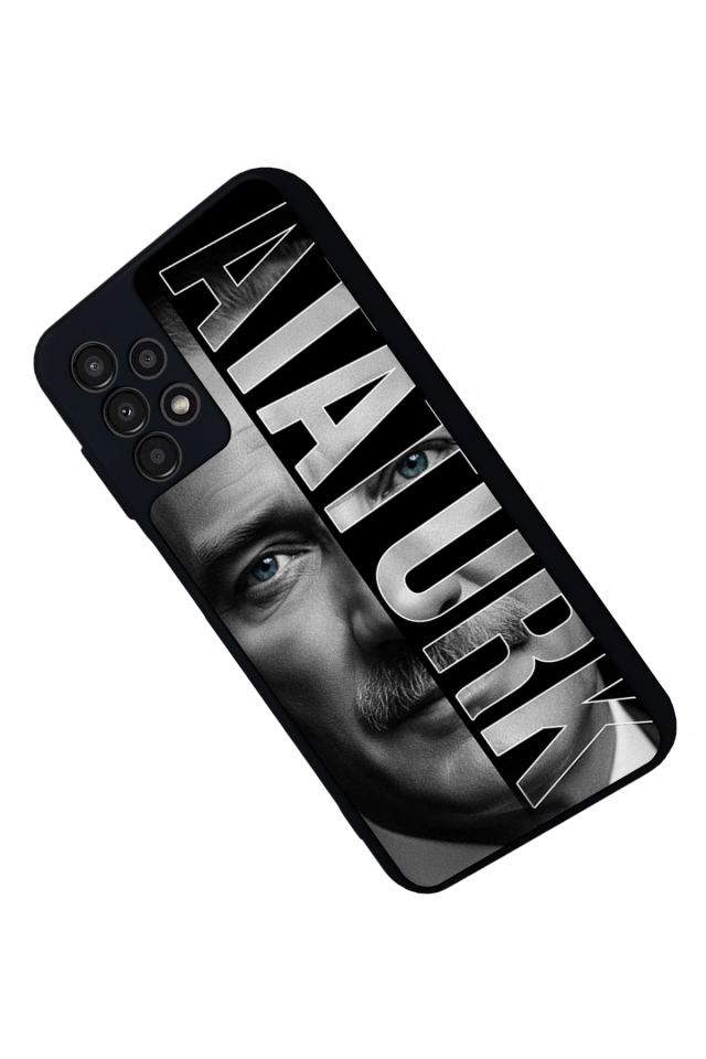 Samsung Galaxy A23 Uyumlu Mustafa Kemal Ataturk Tasarımlı Glossy Premium Kılıf
