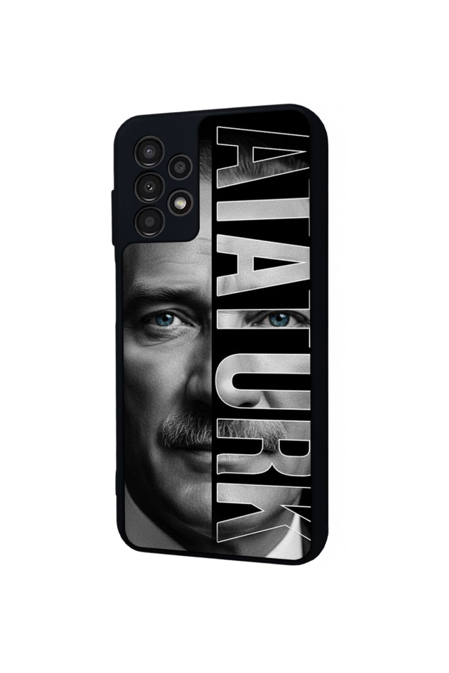 Samsung Galaxy A23 Uyumlu Mustafa Kemal Ataturk Tasarımlı Glossy Premium Kılıf