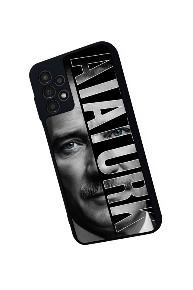 Samsung Galaxy A23 Uyumlu Mustafa Kemal Ataturk Tasarımlı Glossy Premium Kılıf