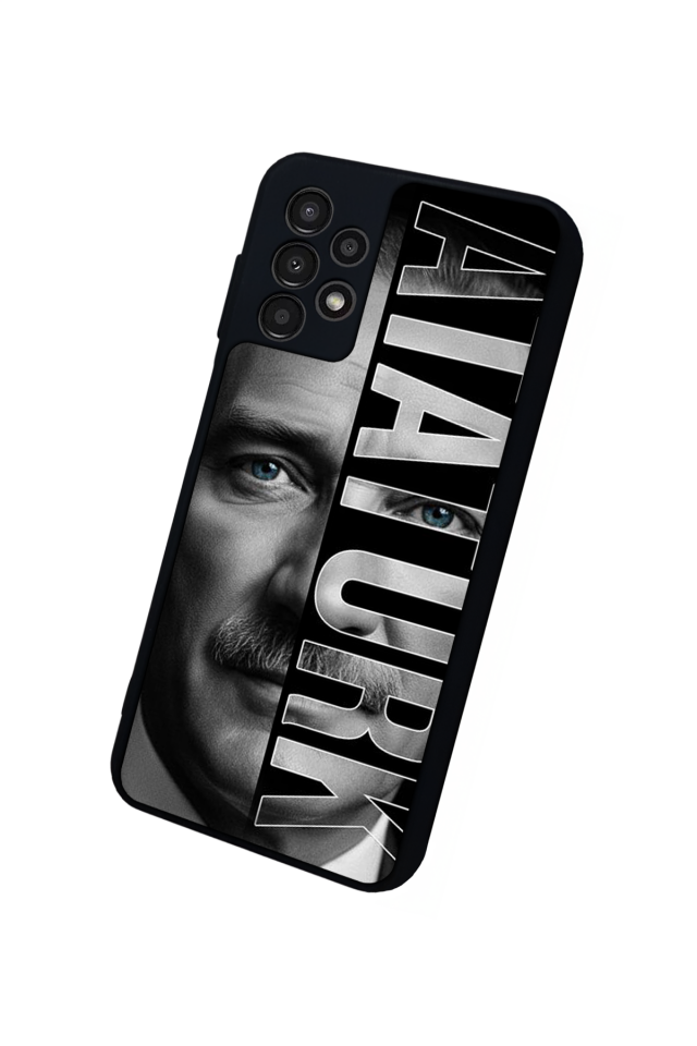 Samsung Galaxy A23 Uyumlu Mustafa Kemal Ataturk Tasarımlı Glossy Premium Kılıf