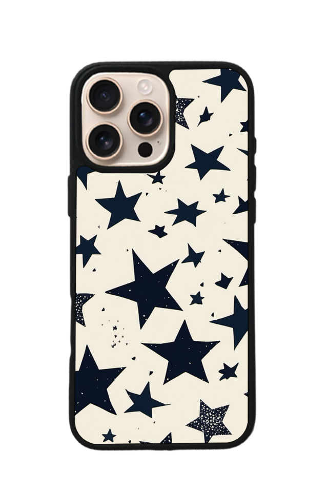 iPhone 16 Pro Max Uyumlu Retro Yildizlar Tasarımlı Glossy Premium Kılıf