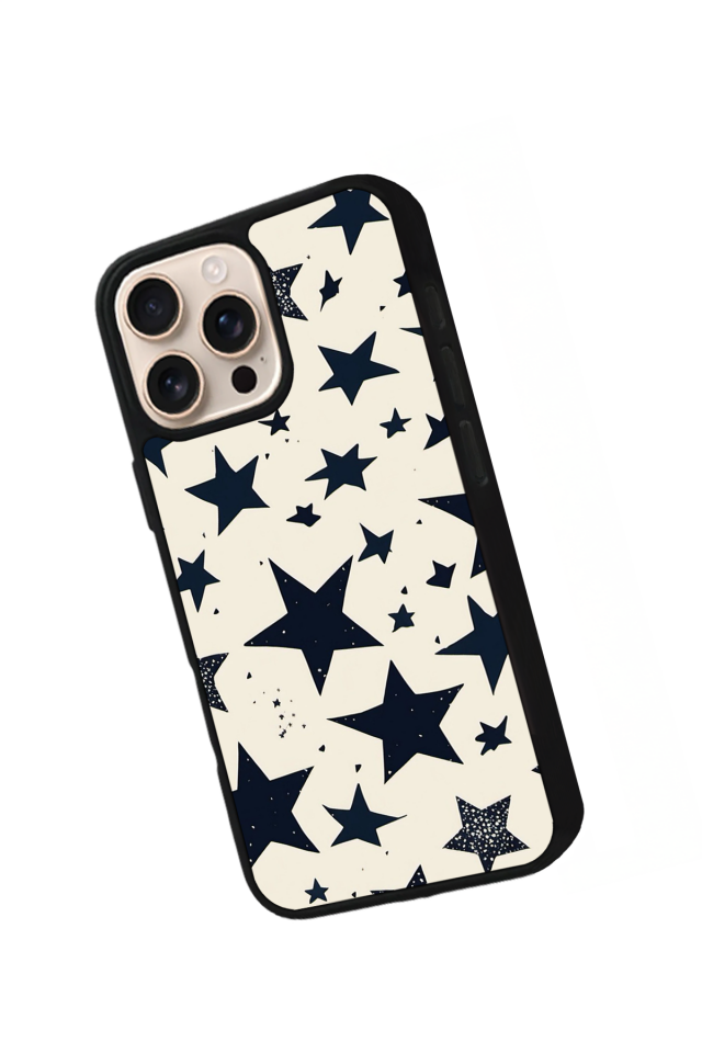 iPhone 16 Pro Max Uyumlu Retro Yildizlar Tasarımlı Glossy Premium Kılıf