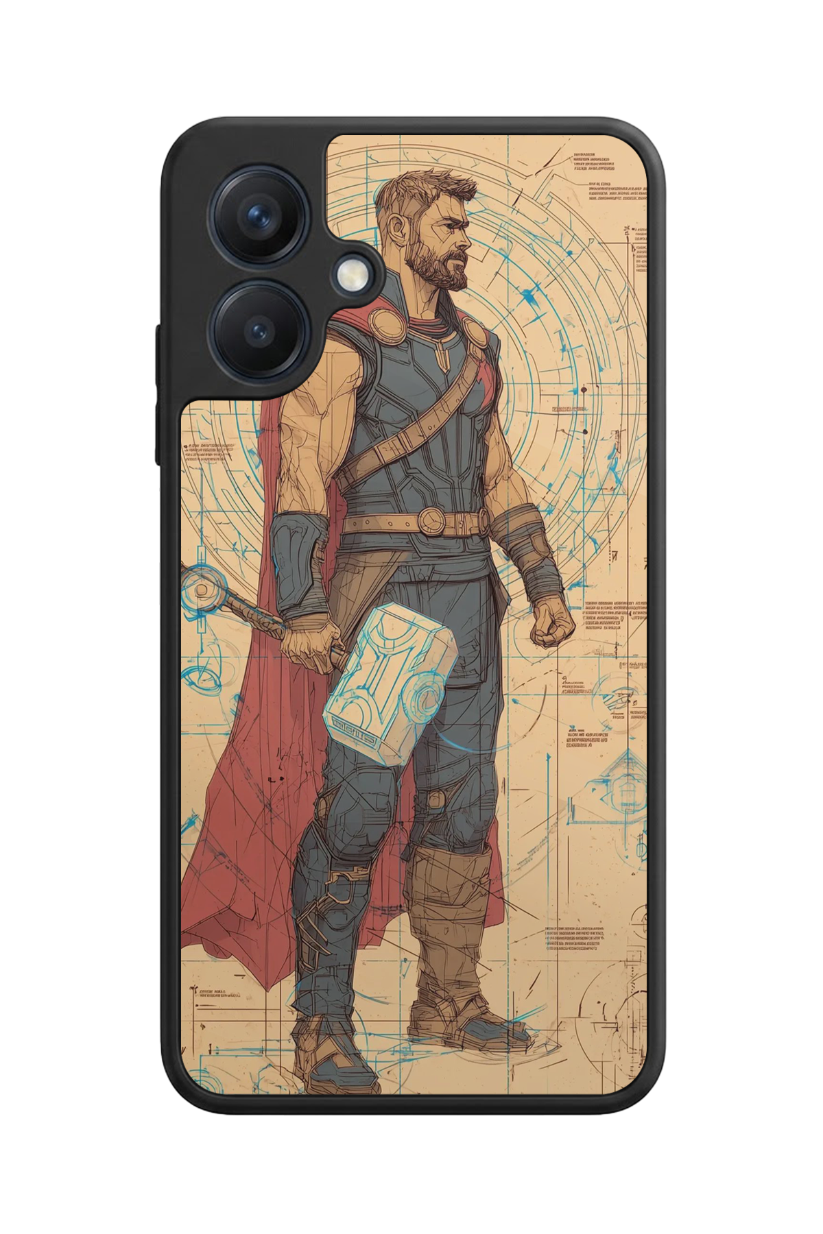 Samsung Galaxy A07 Uyumlu Thor Tasarımlı Glossy Premium Kılıf