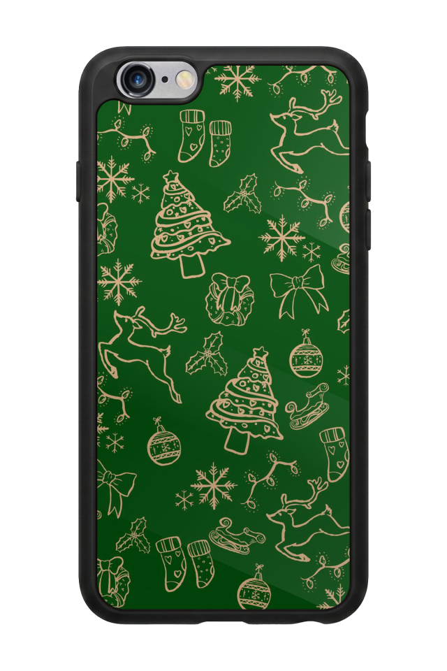 iPhone 6s Plus Uyumlu Yilbasi Christmas Tasarımlı Glossy Premium Kılıf