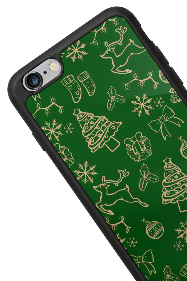 iPhone 6s Plus Uyumlu Yilbasi Christmas Tasarımlı Glossy Premium Kılıf