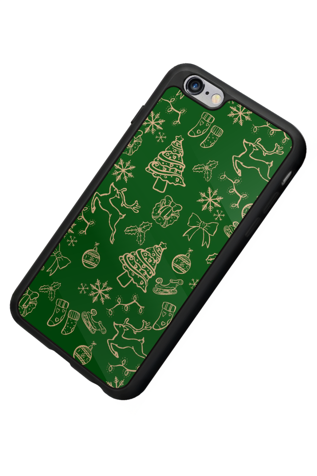 iPhone 6s Plus Uyumlu Yilbasi Christmas Tasarımlı Glossy Premium Kılıf