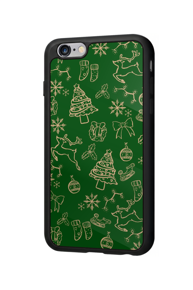 iPhone 6s Plus Uyumlu Yilbasi Christmas Tasarımlı Glossy Premium Kılıf