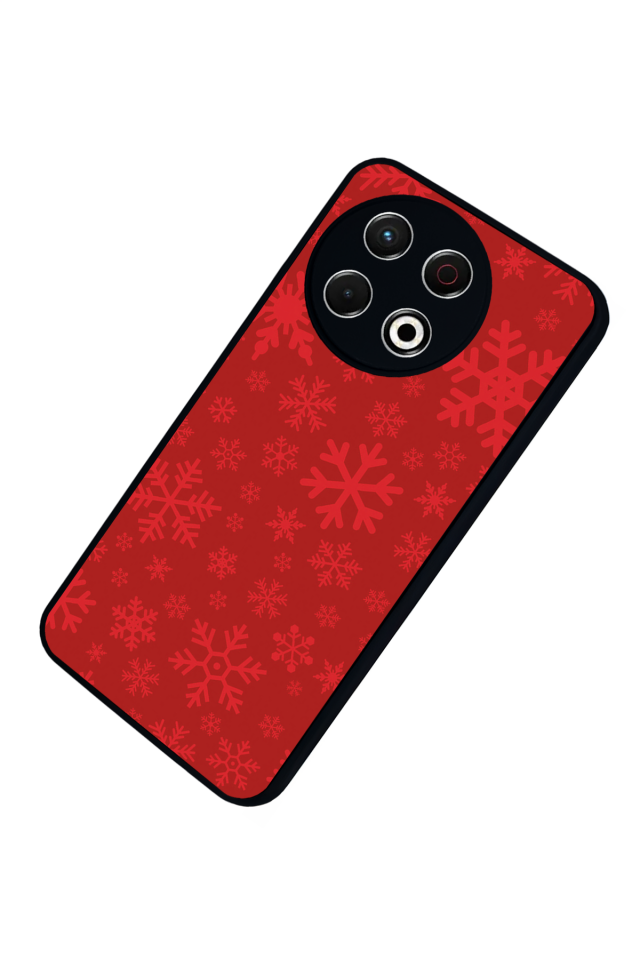 Tecno Spark 30 Pro Uyumlu Yilbasi Christmas Tasarımlı Glossy Premium Kılıf