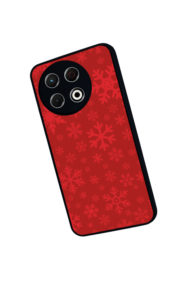 Tecno Spark 30 Pro Uyumlu Yilbasi Christmas Tasarımlı Glossy Premium Kılıf