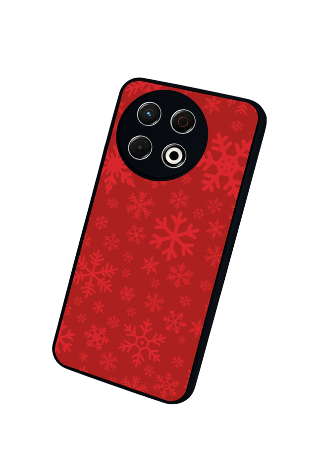 Tecno Spark 30 Pro Uyumlu Yilbasi Christmas Tasarımlı Glossy Premium Kılıf