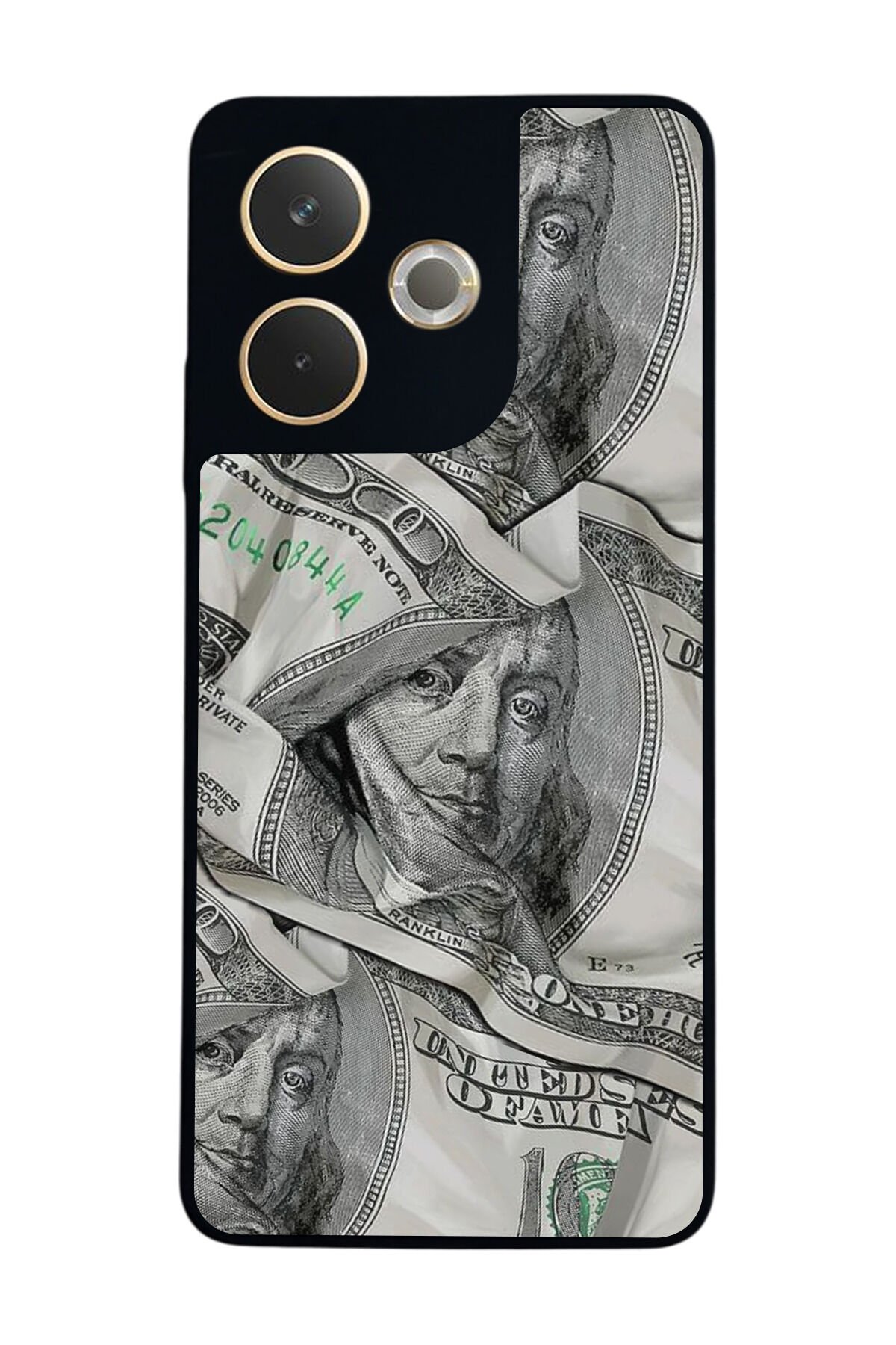 Oppo A5 Pro Uyumlu Money Para Tasarımlı Glossy Premium Kılıf