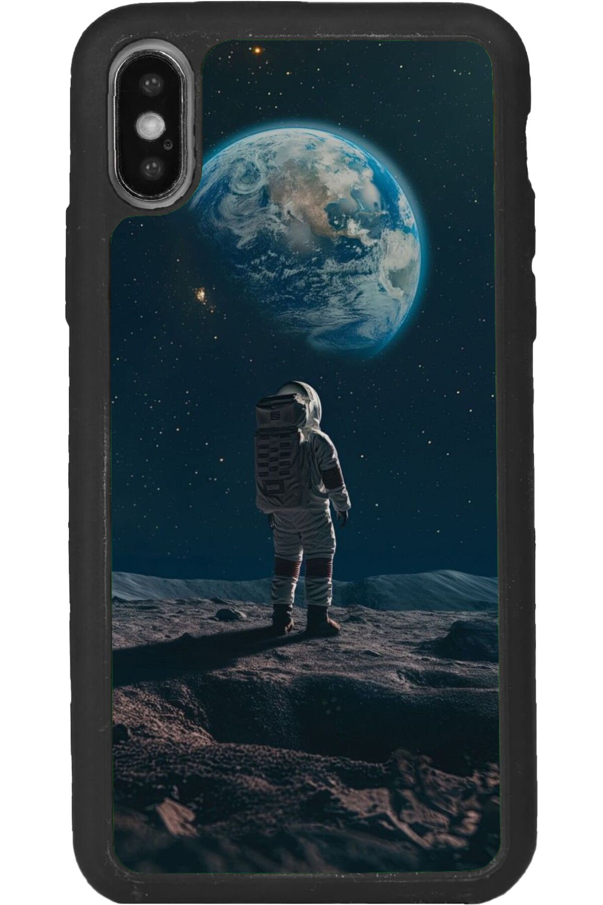 iPhone XS Max Uyumlu Mat Siyah uyumlu Kılıf – Yumuşak Silikon, Koruyucu, Şok Emici Kapak