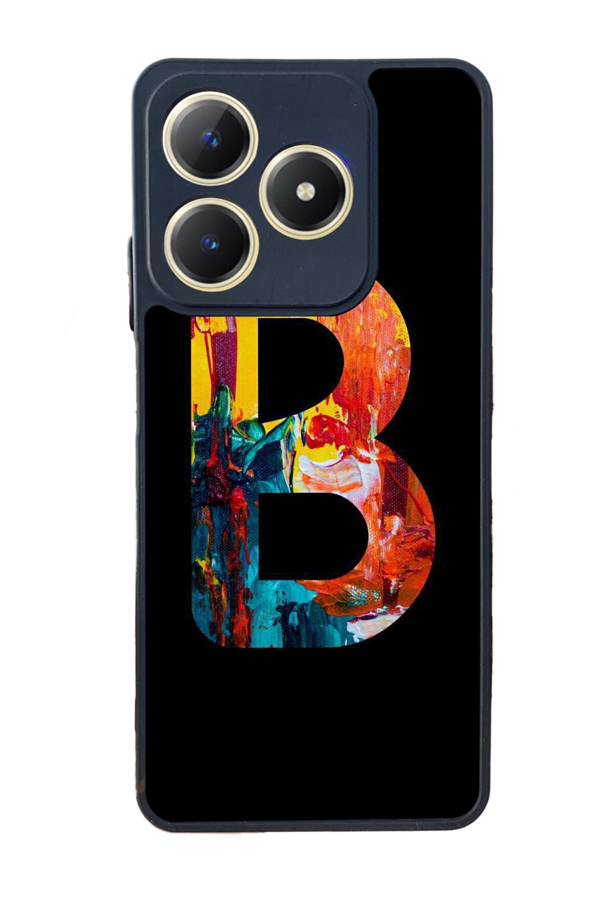 Realme C63 Mat Uyumlu Siyah Kılıf – Yumuşak Silikon, Koruyucu, Şok Emici Kapak