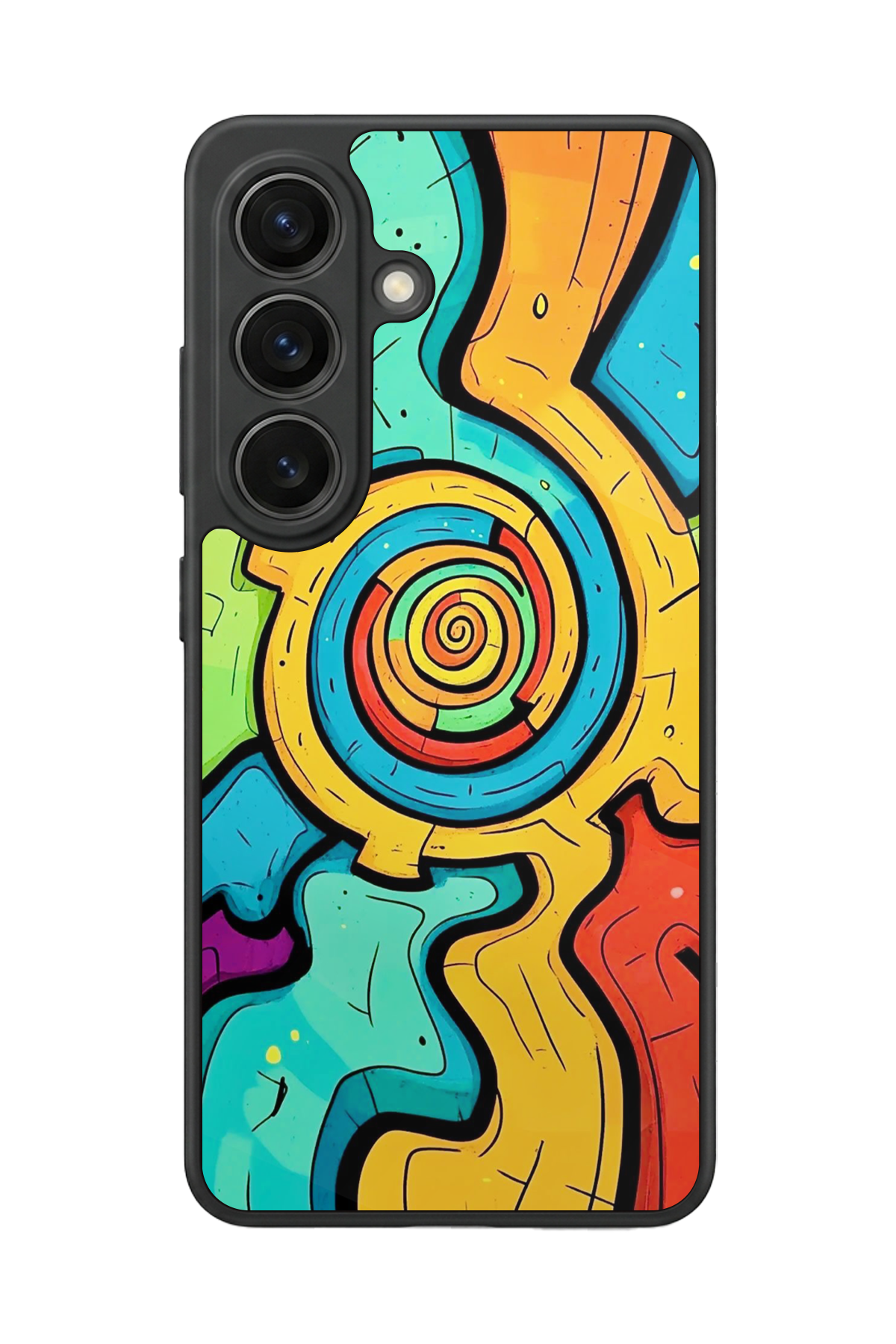 Samsung Galaxy S26 Uyumlu Abstract Tasarımlı Glossy Premium Kılıf