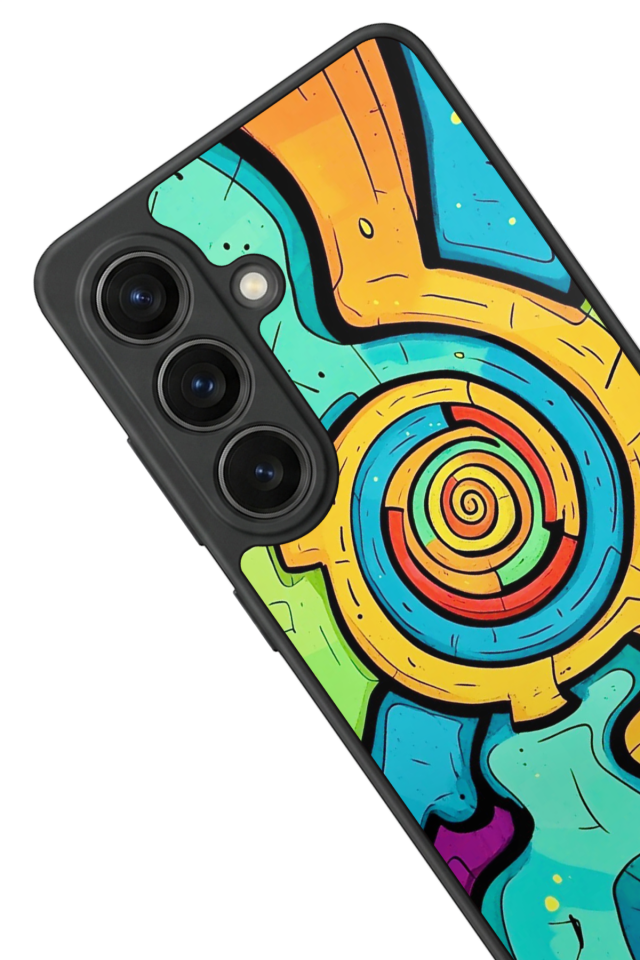 Samsung Galaxy S26 Uyumlu Abstract Tasarımlı Glossy Premium Kılıf