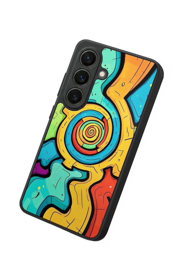 Samsung Galaxy S26 Uyumlu Abstract Tasarımlı Glossy Premium Kılıf
