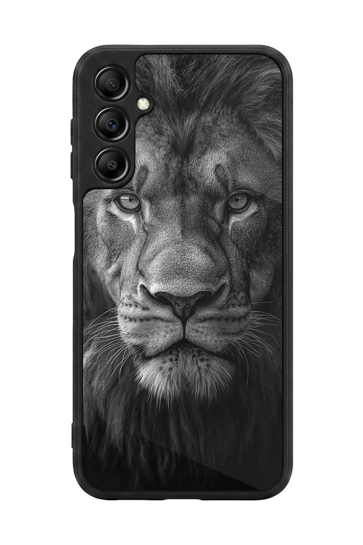 Samsung Galaxy A14 Uyumlu Aslan Tasarımlı Glossy Premium Kılıf